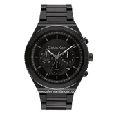 CALVIN KLEIN 25200303 Stainless Steel Black Strap